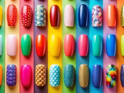 forma de uñas